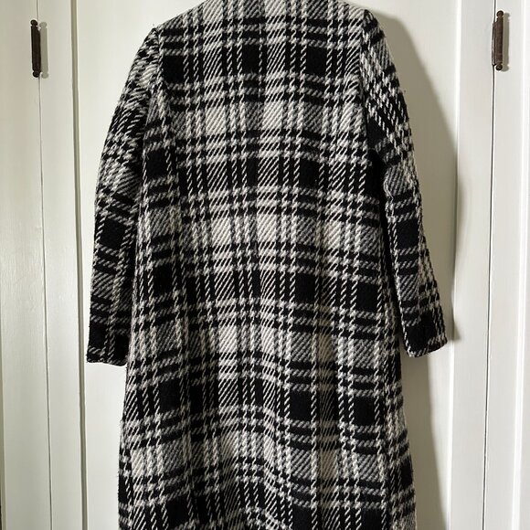 Plaid Pea Coat - Picture 5 of 6
